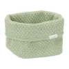 Little Dutch Pure Commodemandje Klein - 15 x 15 x 15 cm - Gebreid - Sage
