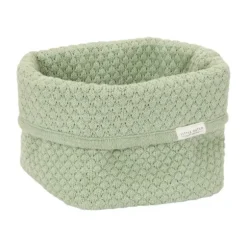 Little Dutch Pure Commodemandje Klein - 15 x 15 x 15 cm - Gebreid - Sage