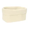 Little Dutch Pure Commodemandje Groot - 25 x 15 x 15 cm - Gebreid - Soft White