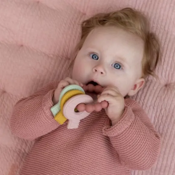 Little Dutch Sleutelbos Bijtspeeltje Roze