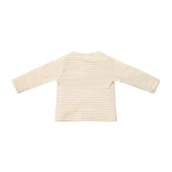 Little Dutch Stripe Lange Mouw T-Shirt - Maat 50 - Soft Beige