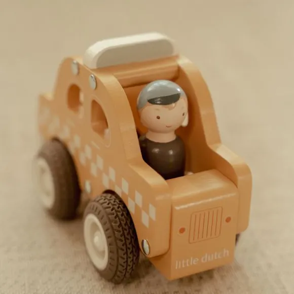 Little Dutch Taxi Inclusief Pegdoll – Hout