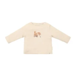 Little Dutch T-shirt Lange Mouw - Maat 62 - Sand Melee