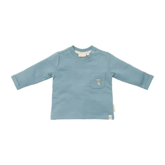 Little Dutch T-shirt Lange Mouw - Maat 50 - Stone Blue