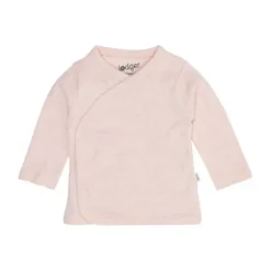Lodger Melange Overslag Shirt - Maat 50 - Tan
