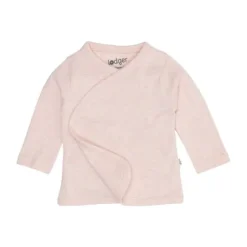 Lodger Melange Overslag Shirt - Maat 50 - Tan