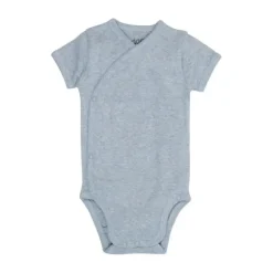 Lodger Melange Romper Korte Mouw - Maat 56 - Blue Fogg