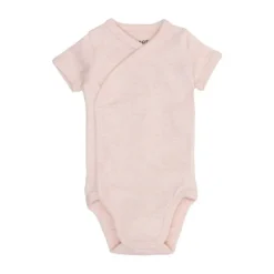 Lodger Melange Romper Korte Mouw - Maat 62 - Tan