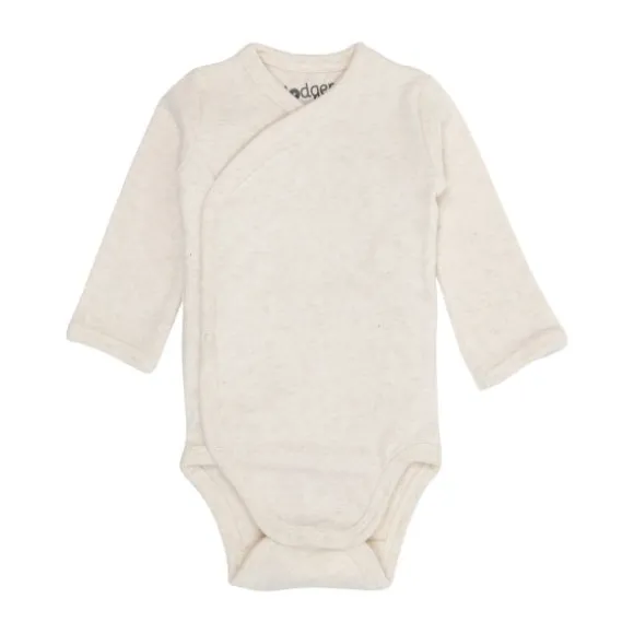 Lodger Melange Romper Lange Mouwen - Maat 56 - Birch