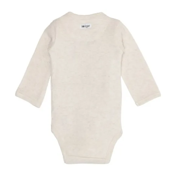 Lodger Melange Romper Lange Mouwen - Maat 56 - Birch