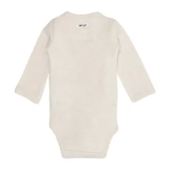 Lodger Melange Romper Lange Mouwen - Maat 56 - Birch