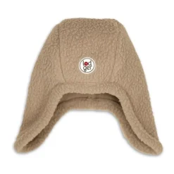Lodger Muts Teddy Fleece - Beige - 0-3M