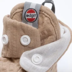 Lodger Seersucker Slofjes - 3-6 Mnd - Beige