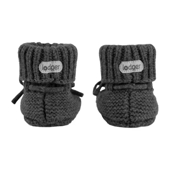Lodger Slofjes - Merino Wool - Pigeon - 6-12M