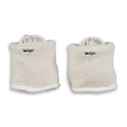 Lodger Slofjes - Teddy Fleece - Cloud Dancer - 0-3M
