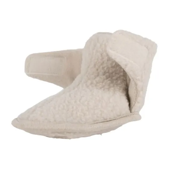 Lodger Slofjes - Teddy Fleece - Birch - 0-3M