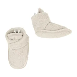 Lodger Slofjes - Teddy Fleece - Birch - 0-3M