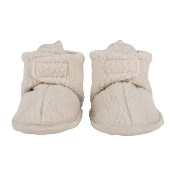 Lodger Slofjes - Teddy Fleece - Birch - 0-3M