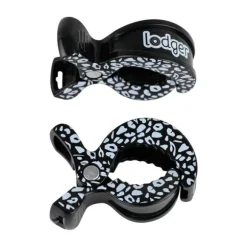 Lodger Swaddle Printed Clips - Dot - 2 Stuks - Birch