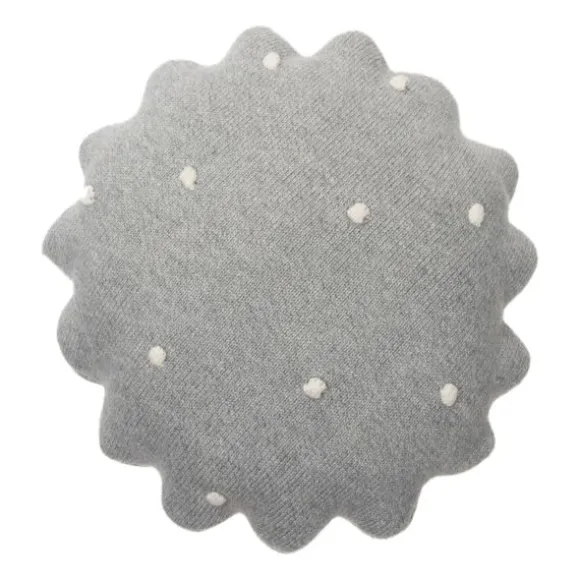 Lorena Canals Biscuit Kussen – Rond – Grijs