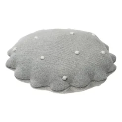 Lorena Canals Biscuit Kussen – Rond – Grijs