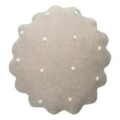 Lorena Canals Biscuit Kussen – Rond – Grijs