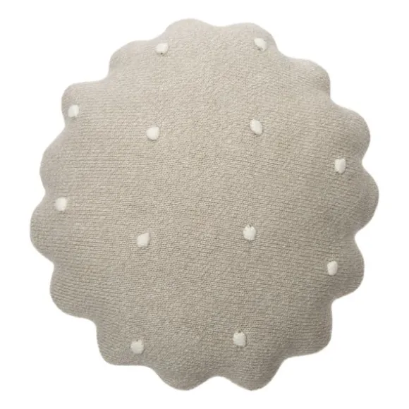 Lorena Canals Biscuit Kussen – Rond – Grijs