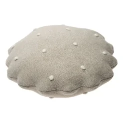 Lorena Canals Biscuit Kussen – Rond – Grijs