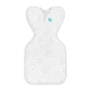 Love to Dream Inbakerslaapzak - Swaddle Up™ - 3-6 Maanden - Wit met Tekst