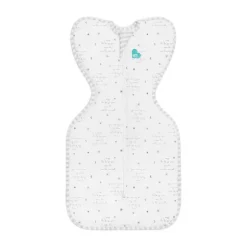 Love to Dream Inbakerslaapzak - Swaddle Up™ - 3-6 Maanden - Wit met Tekst