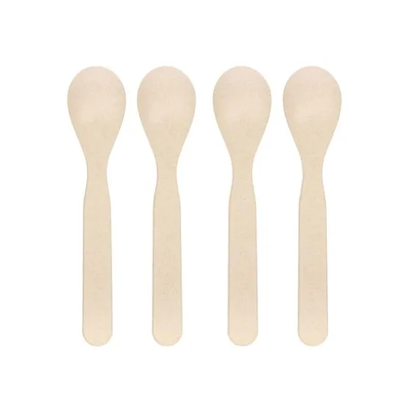 Lässig Lepelset - Happy Rascals - Heart Lavender - 4-Pack
