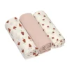Lässig Little Forest Swaddle Powder Pink 3 Stuks