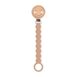 Lässig Tiny Smile Maple Fopspeenhouder - Wood / Silicone