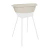 Luma Badje + Badstandaard - Almond/White