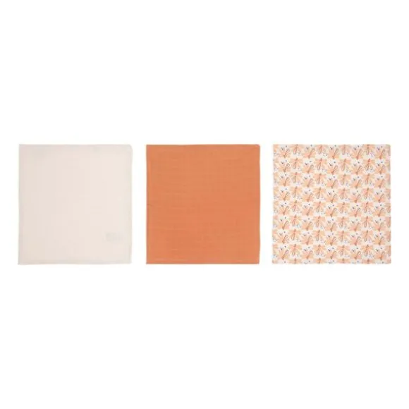 Luma Flowerfever Monddoek - Nude - 3 Stuks