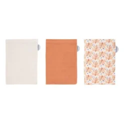 Luma Flowerfever Washand - Nude - 3 Stuks
