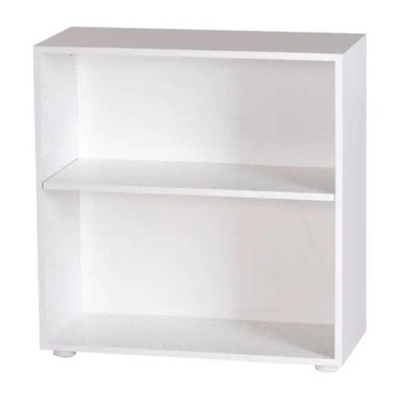 Manis-h Boekenkast 2-Vaks Breed Wit