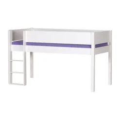 Manis-h Combinatie Halfhoog Bed Met Lattenbodem - FREJ - 90x200 cm