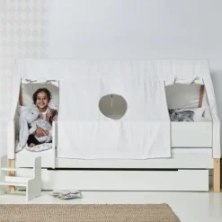 Manis-h FULLA Combinatie Huisbed Met Lattenbodem - 90 x 160 cm