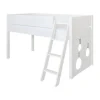Manis-h SOL Combinatie Halfhoog Bed Met Lattenbodem - 90 x 160 cm