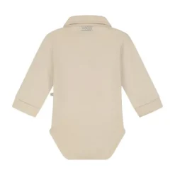 Mats & Merthe Lasse Romper met Lange Mouwen - 6 Mnd - Taupe