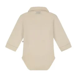 Mats & Merthe Lasse Romper met Lange Mouwen - 6 Mnd - Taupe