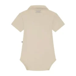 Mats & Merthe Lasse Romper met Korte Mouw - 1 Mnd - Buttermilk
