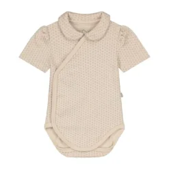Mats & Merthe Nova Basic Lace Body - Mt. 50/56 - Short Sleeve - Buttermilk Taupe