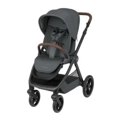 Maxi-Cosi Oxford+ Kinderwagen 4-in-1 - Twillic Graphite | Maxi-Cosi Pebble S Autostoeltje | FamilyFix S