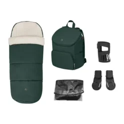 Maxi-Cosi Oxford+ Kinderwagen 4-in-1 - Twillic Graphite | Maxi-Cosi Pebble S Autostoeltje | FamilyFix S
