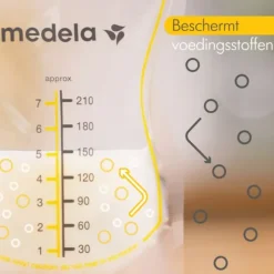 Medela Moedermelkbewaarzakjes met schenktuit - 210 ml - 25 stuks