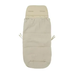 Meyco Baby Buggy Voetenzak en Inlegger - Uni - Sand - 45x130 cm
