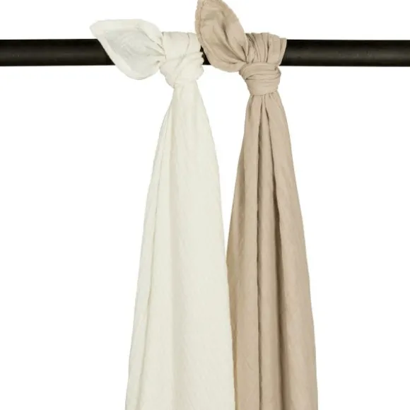 Meyco Baby Hydrofiele Monddoekjes - 3 Stuks - Offwhite/Soft Sand/Taupe
