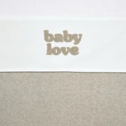 Meyco Baby Love Wieglaken - 75 x 100 cm - Sand Melange